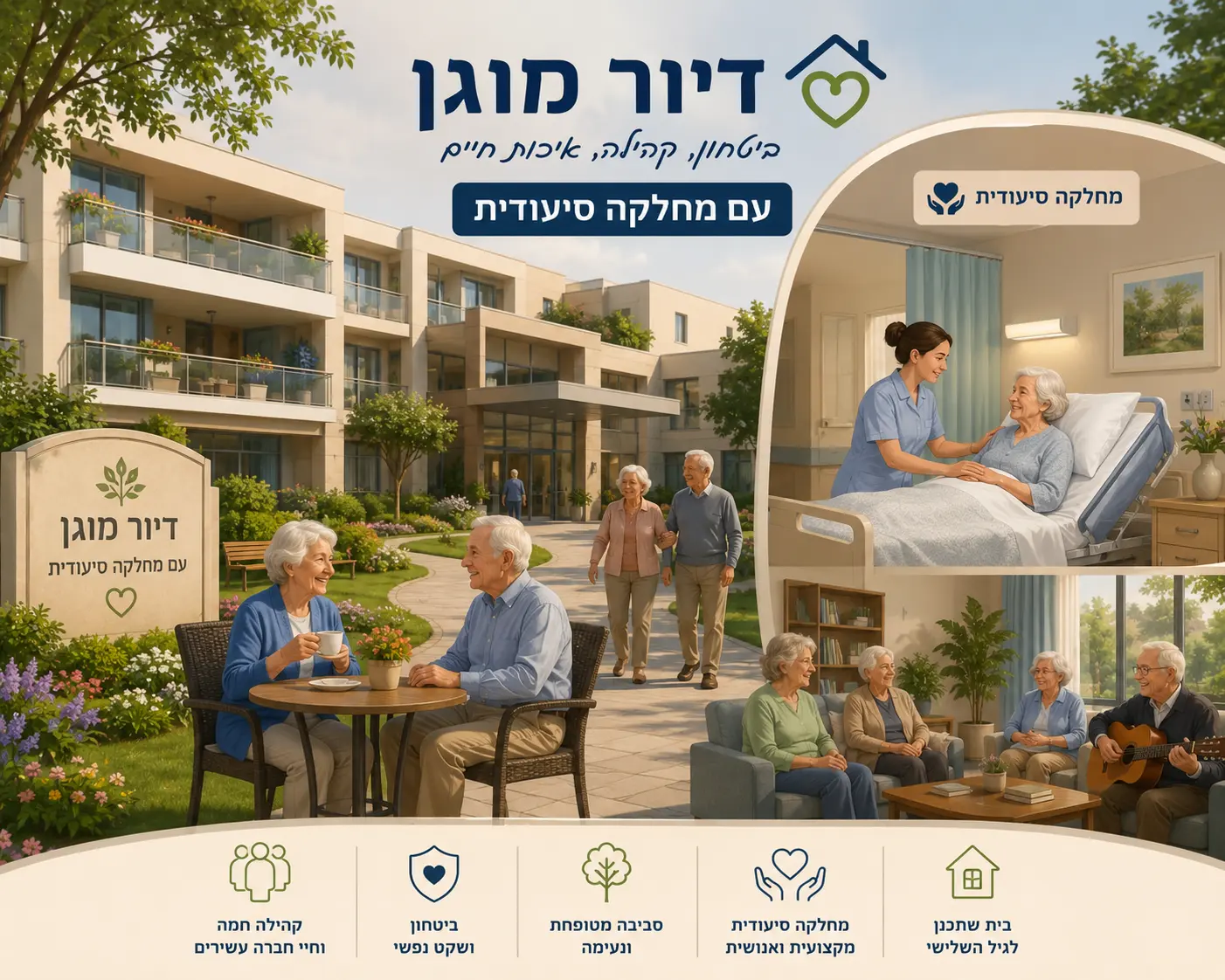 דיור מוגן עם מחלקה סיעודית